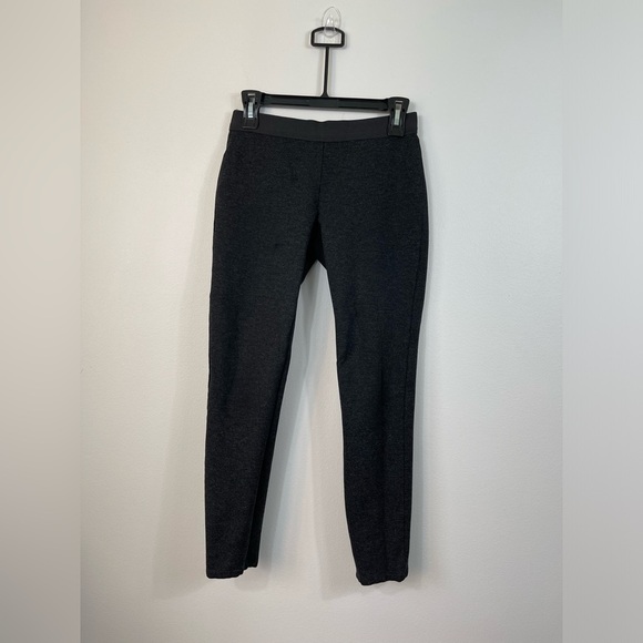 J. Crew Pixie Pant Ponte Knit Seam Stretch Tapered Legging Charcoal Gray 4R - Picture 2 of 16